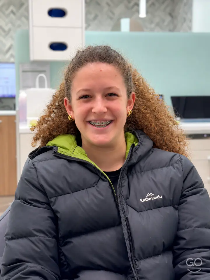 Teenage Go Orthodontics patient